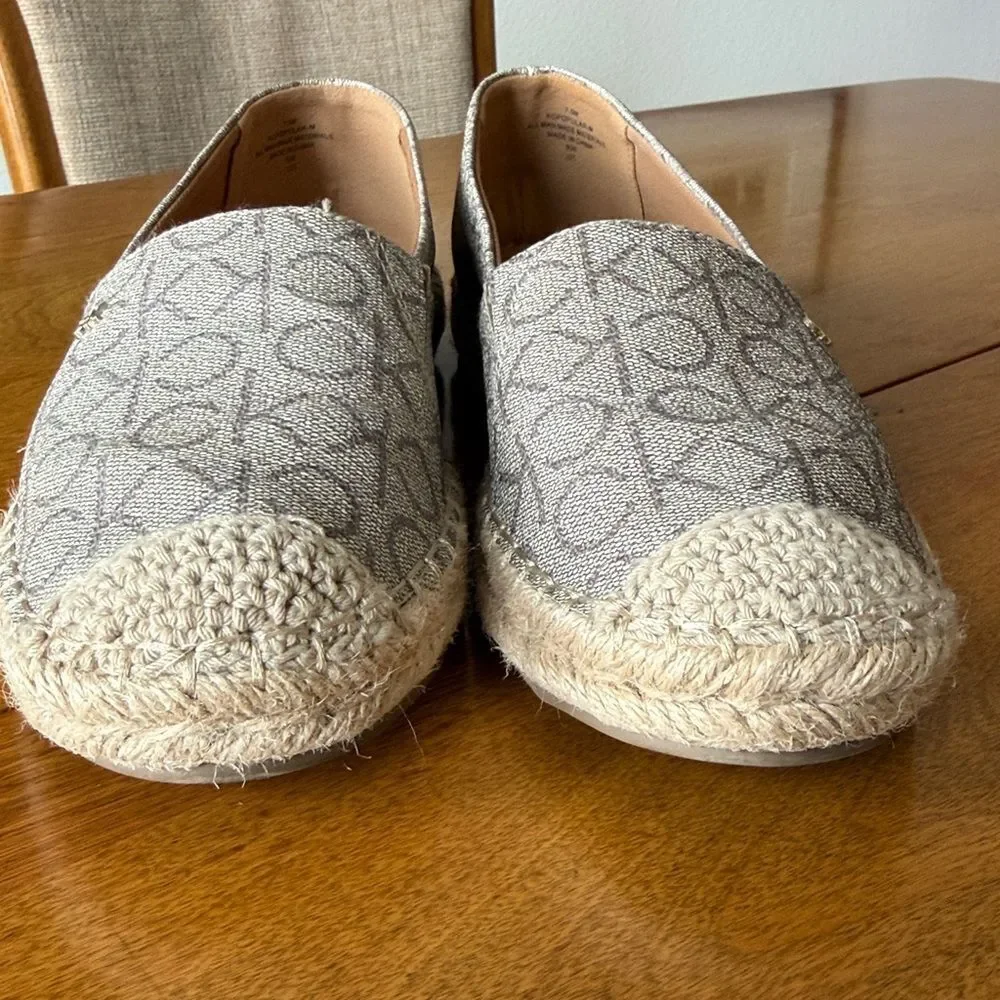Calcin Klein espadrille flats